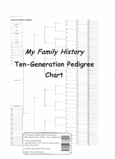 10 Generations Family Tree Charts To Fill In: Ancestry Tree Organizer,  Family Pedigree Chart, Genealogy Workbooks With Charts, Family History Book  You